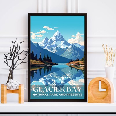 Glacier Bay National Park and Preserve Poster, Travel Art, Office Poster, Home Decor | S3 - image5